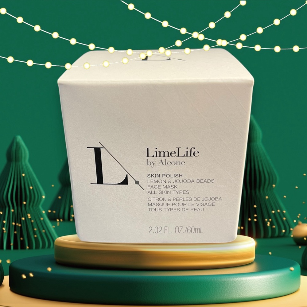 LimeLife by Alcone Skin Polish – Lemon & Jojoba Beads Face Mask (2.02 oz)